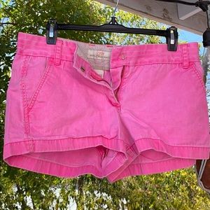 J. Crew Pink Chino Shorts